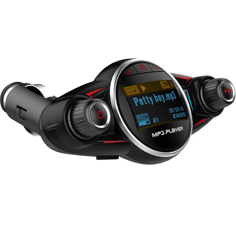 Универсальный автомобильный комплект громкой связи Bluetooth 4 0 mp3 плеер FM передатчик