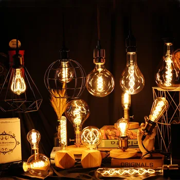 

Led Bulbs Vintage Light Bulb 4W Dimmable 220V Led Filament Edison Bulb Specialty Decorative Ligth Bulb Super Yellow Warm