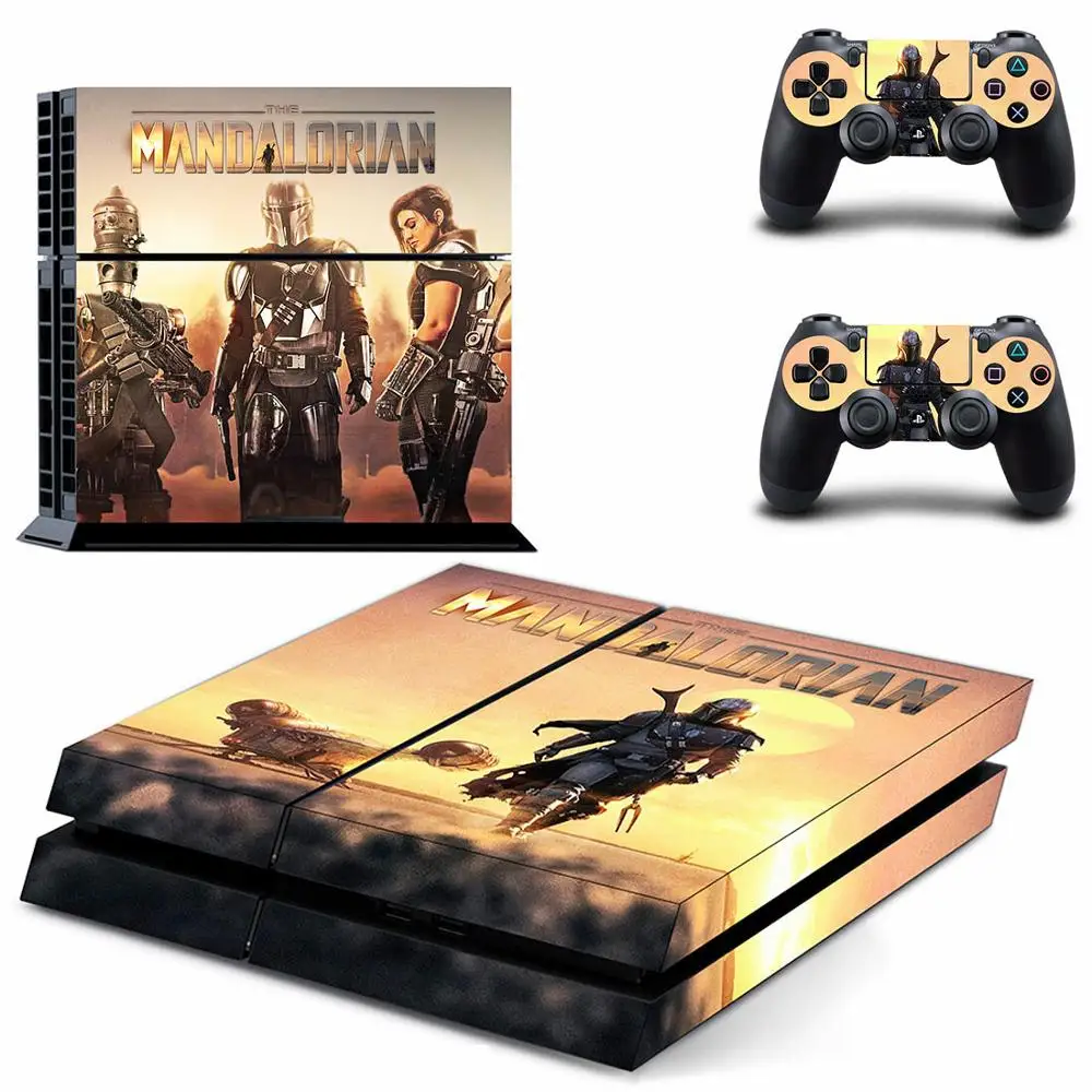 Мандалорская наклейка для PS4 s PS 4 Виниловая наклейка для кожи Play station 4 наклейки Pegatinas для консоли playstation 4 и 2 контроллера