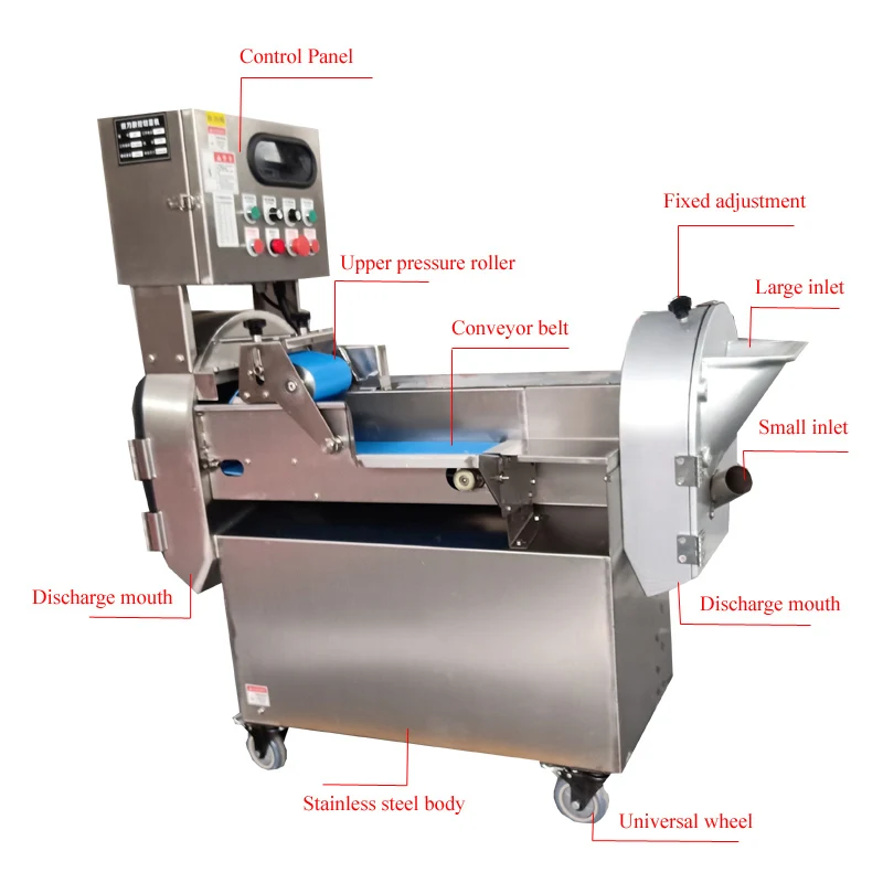 

Feeding Port Vegetable Cube Making Machine Fruit Cube Cube Potato Cube Cutting Tool Electric Potato Slicing and Shredder