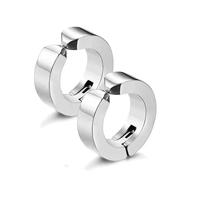 orecchini uomo, 6 pezzi Orecchini Magnetici in Acciaio Inossidabile per Uomo Donna Unisex Non-Piercing Calamita Finti Orecchino, Magnetici in Acciaio inossidabile per Uomo Donna Unisex Orecchini