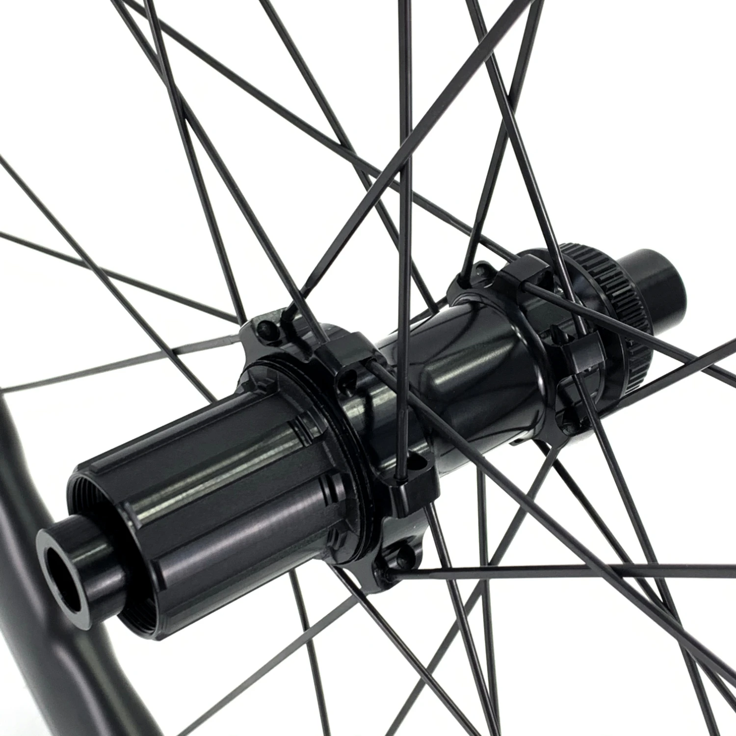 HULKWHEELS 700c Wheelset BWS Road Disc Carbon Wheels RD08 Center Lock /6 Bolt Lock Hub 50mm Depth 27 Width For Cycling