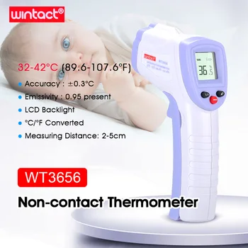 

WT3656 Digital Infrared Thermometer Non-contact Handheld Temperature Thermometer 32~42C (89.6F~107.6F)