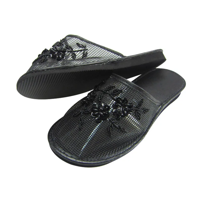

2019 Summer And Autumn Creative New Style Slipper Women's Outer Wear Slanted Heel Toe Covering Indoor Slippers Household for Cas