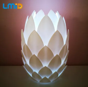 

Dropship 3D Print Rechargeable Lotus Lamp LED Night Light Creative Touch Switch Lotus Light For Bedroom Decoration Birthday Gift