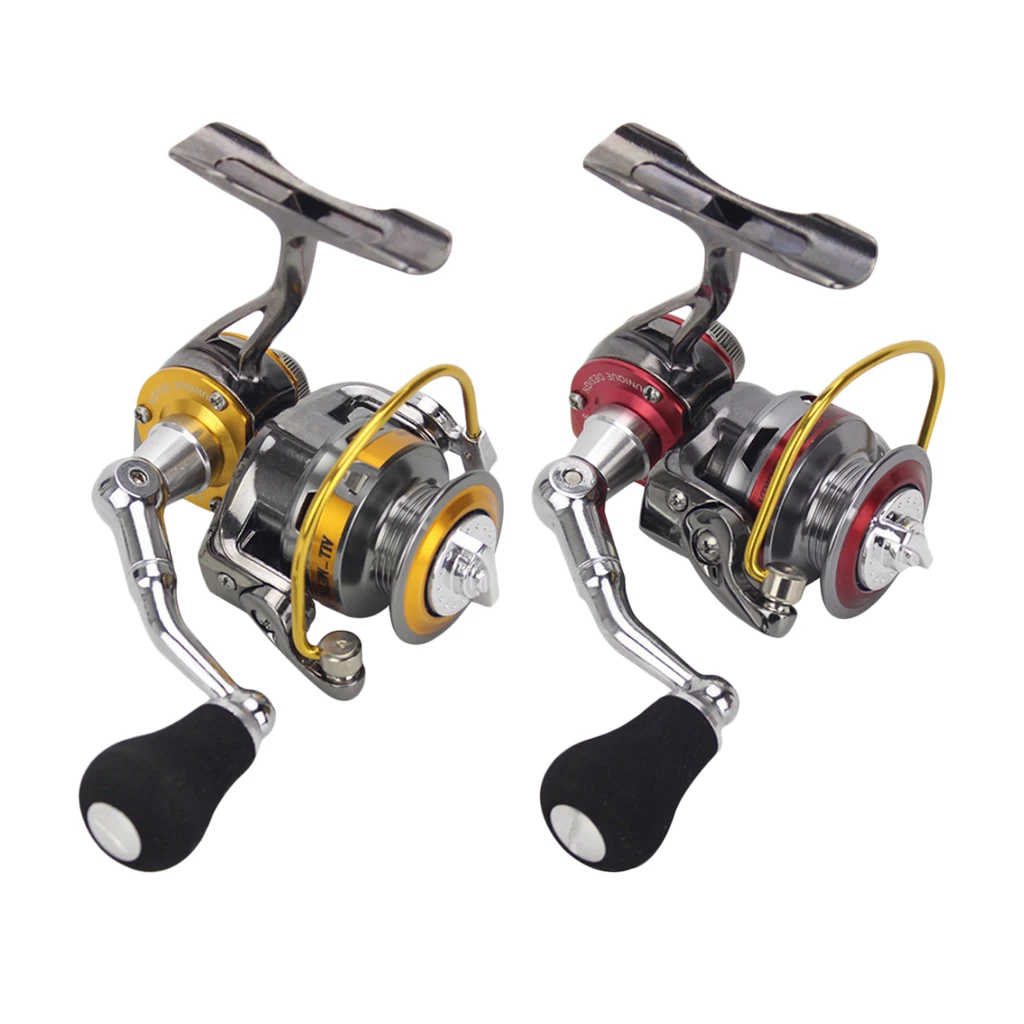 Smooth Mini   Fishing Reel Ultra Light High Strength Fishing Tackles Freshwater Ice Fishing Reel 5.0:1 8 lb