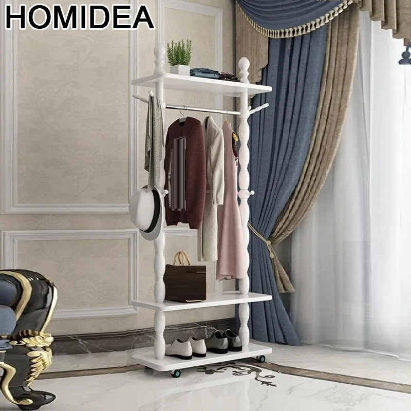 

Armoire Stand Porte Manteau Mural Decoratif Ropa Vintage Grucce Perchero De Pie Clothing Rack Wieszak Cintre Clothes Hanger