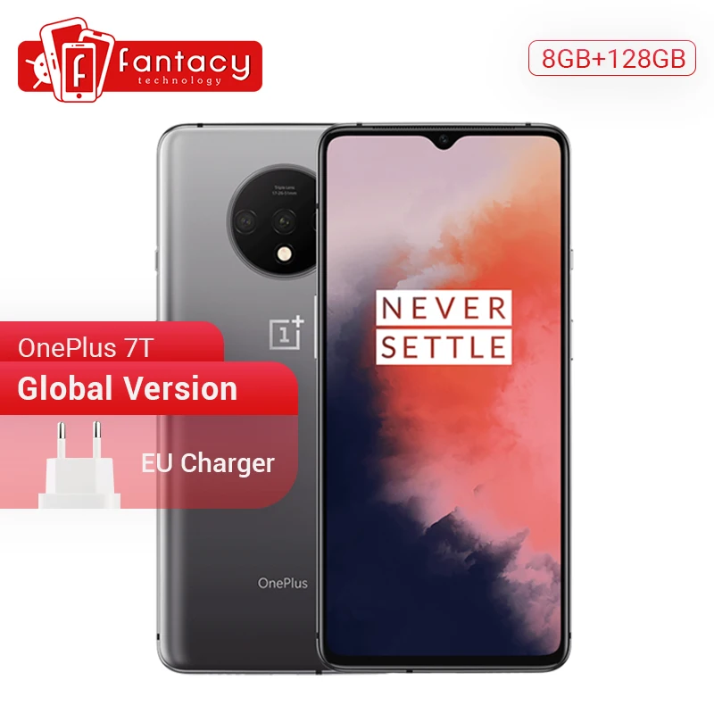 Глобальная версия смартфона OnePlus 7T 8 Гб 128 ГБ Восьмиядерный процессор Snapdragon 855 Plus 90