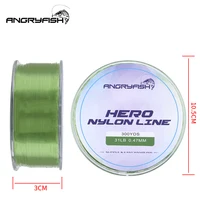 Angryfish Nylon Line 300YD 0.12mm-0.47mm Nylon Fishing Line Monofilament Material Super Strong 2