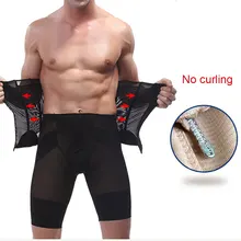 Для мужчин талии тренер Корсеты потеря веса животик контроль формирователь спортивный пояс фитнес Йога FEA889