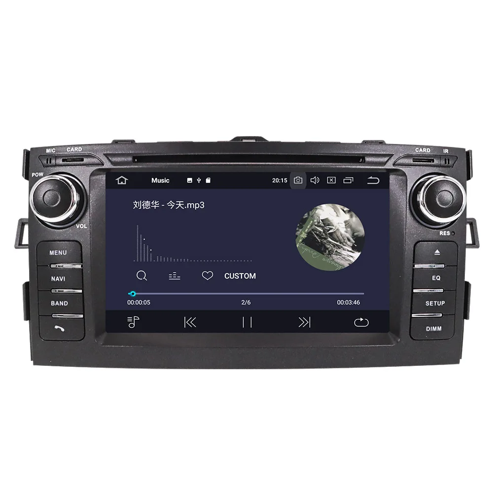 DSP Android 10 автомобильный gps-навигация, dvd-плеер для Toyota Auris 2008-2012 Авто Стерео Радио мультимедийный плеер головное записывающее устройство