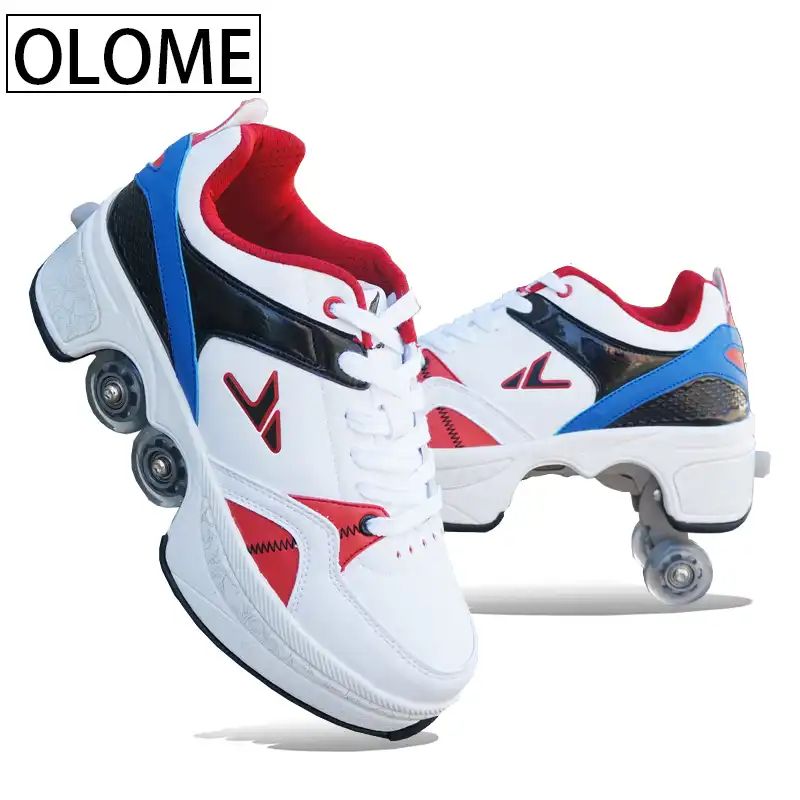 tennis shoes that turn into roller skates