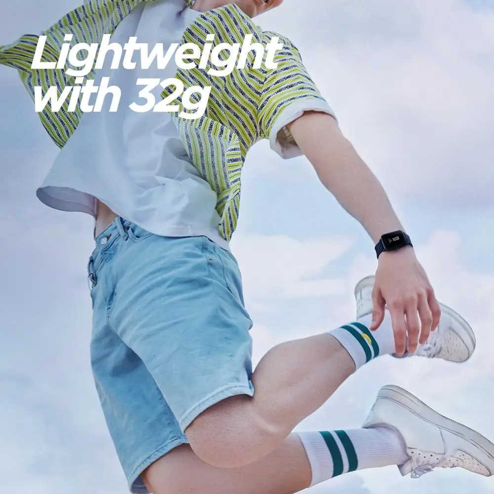  Global Version Amazfit Bip Lite Smartwatch 3ATM Waterproof Heart Rate Monitor 45-Day Battery Life S - 4000048781140