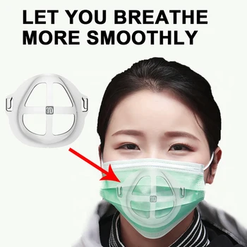 

5/10/20/50pcs 3D Mouth Mask Support Breathing Assist Help Mask Inner Cushion Bracket Mask Holder Breathable Valve