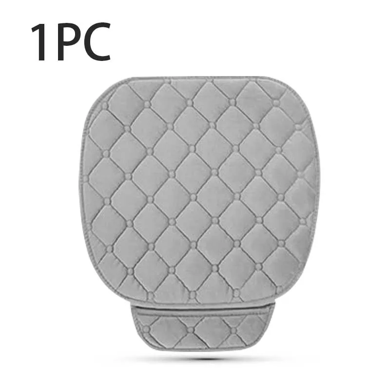 Luxurious Plush Car Seat Cover - Anti-Slip Soft Cushion & Auto Chair Protector Pad