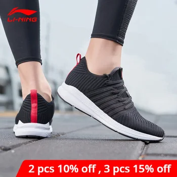 

Li-Ning Men REACTOR Cushion Running Shoes Breathable Mono Yarn LiNing li ning Light Weight Sport Shoes Sneakers ARHP041 XYP917