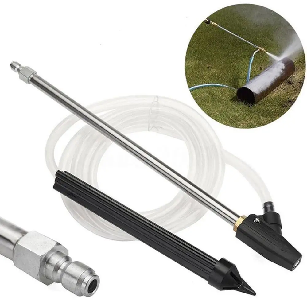 

Portable Sand Blaster Wet Blasting Washer Sandblasting Kit For High Pressure Washers Blasting Pressure water Gun