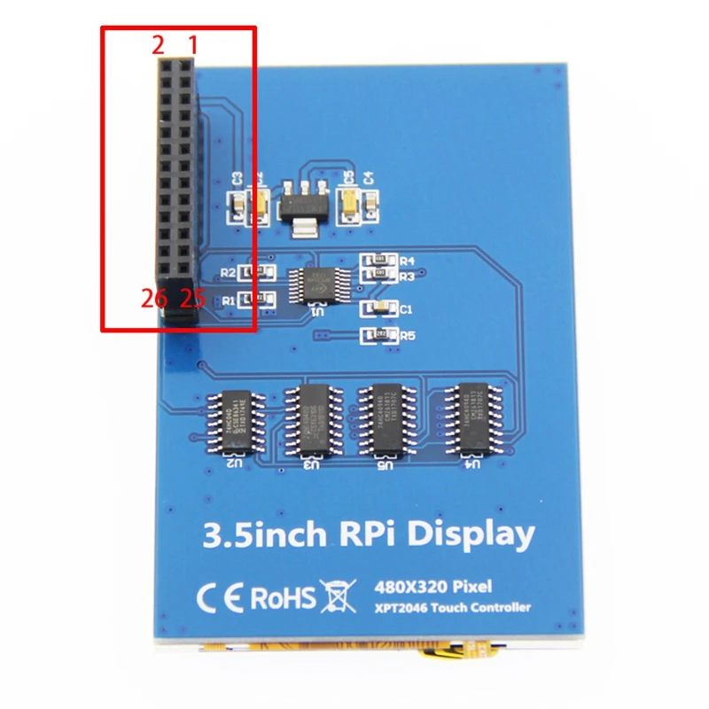 3,5 дюймовый ЖК-экран 320x480 TFT RPi дисплей экран модуль для Raspberry Pi 4B Pi 3 Модель B/B