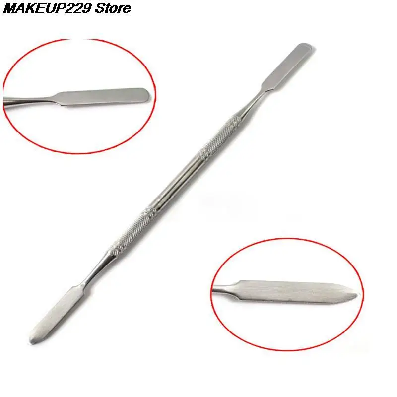 Stainless Steel Mixing Spatula Manicure Dental Rod Tool Nail Art Espatula Maquiagem Nail Spatula