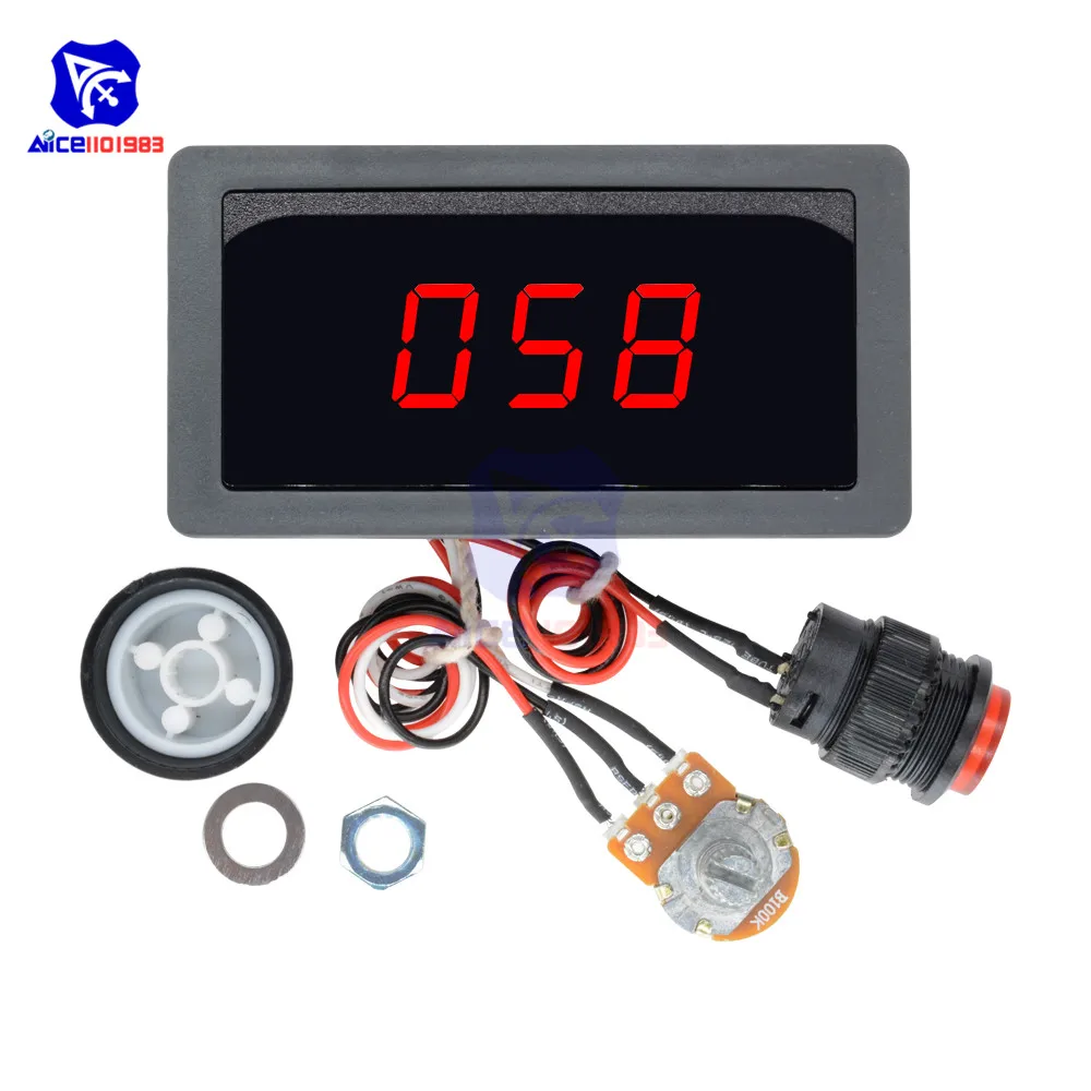 

diymore PWM DC Motor Controller DC 6 -30V 8A 180W Step Less Switch Speed Control Regulator 6V 12V 24V with ON/Off Switch