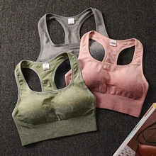 Imlario Energy бесшовный Омбре Фитнес Бюстгальтер для йоги укороченный топ женский спортивный бюстгальтер пуш-ап тренажерный зал Bh высокая стрейч спортивная одежда с подкладкой