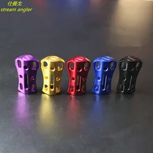 DIY Рыболовная катушка ручка пористая для D S колеса 7,5 г 5 цветов материал алюминий