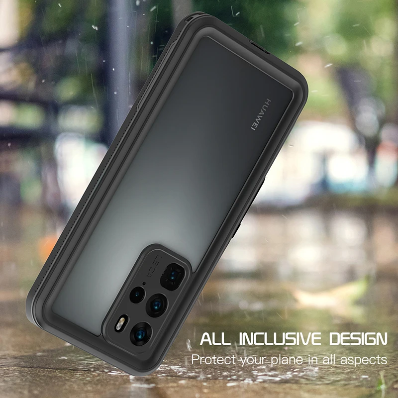 Подводный чехол Leanonus для Huawei P40 Pro противоударный водонепроницаемый дайвинга P20 P30