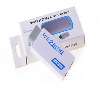 

Full HD 1080P Wii to HDMI Converter Adapter Wii2HDMI Converter 3.5mm Audio for PC HDTV Monitor Display / 200pcs