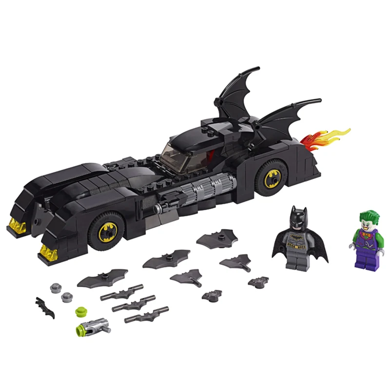 

Batmobile Compatible With legoing Batman 76119 76120 Super Heroes Figures Model Building Blocks Kids Christmas Gifts Toys