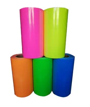 

1 sheet 25cmx100cm (10"x40") PVC fluorescent vinyl Neon vinyl for heat transfer heat press cutting plotter Made in South Korea