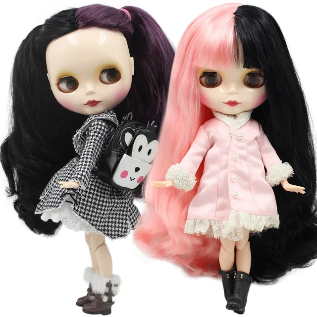 ICY DBS Blyth Doll Series Yin-yang hair style like Sia white skin 1/6 BJD ob24 anime cosplay 1