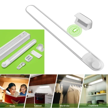 

Rechargeable Wall lamp Dimmable Under Cabinet Light Touch Switch Magnet Closet Light LED Cabinet Light For Closet Stairs Kitchen