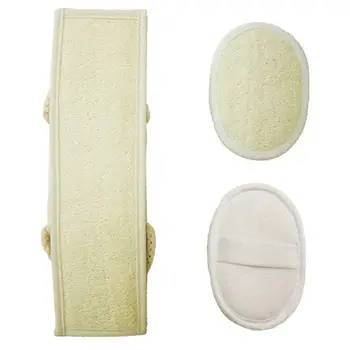 

Loofah Exfoliating Back Scrubber For Shower, Double Side Scrubbing Strap, Body Bath Sponge with 100% Natural Luffa, Back Washer