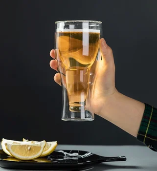 

2 /4 /6 Pcs double wall party club beer glass beer drinkware