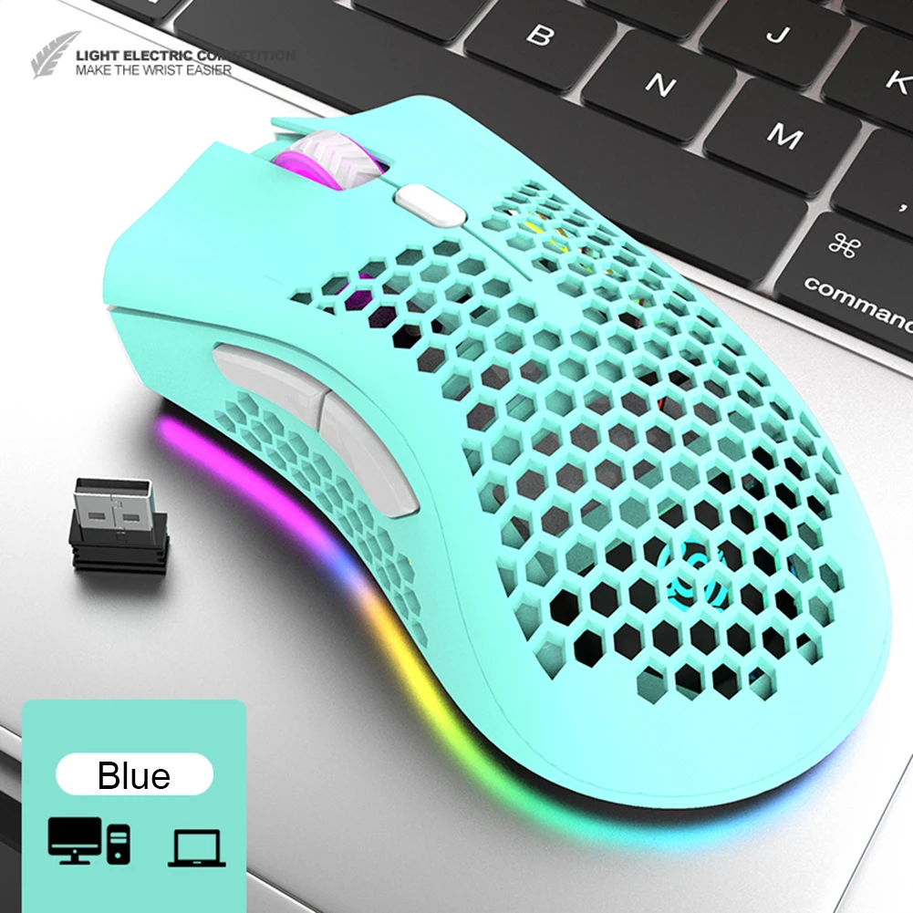 VODOOL BM600 2 4 ГГц Беспроводной игровой Мышь USB Перезаряжаемые 1600 Точек на дюйм