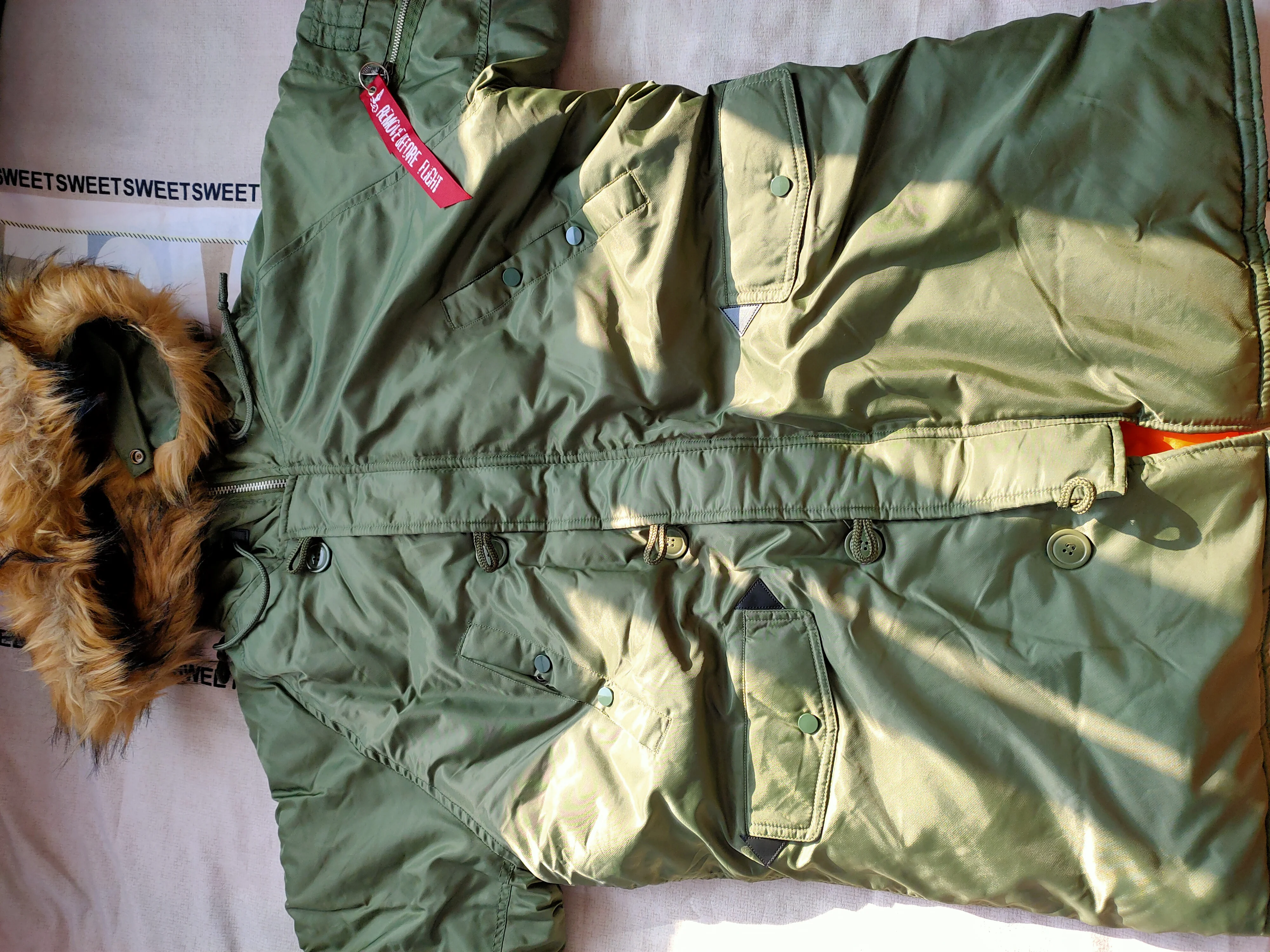 Men's Long Jacket Military Fur Hood Warm Camouflage Tactical Bomber Army Parka Army Coat Winter Outdoor Camping Skiing N3B Tops