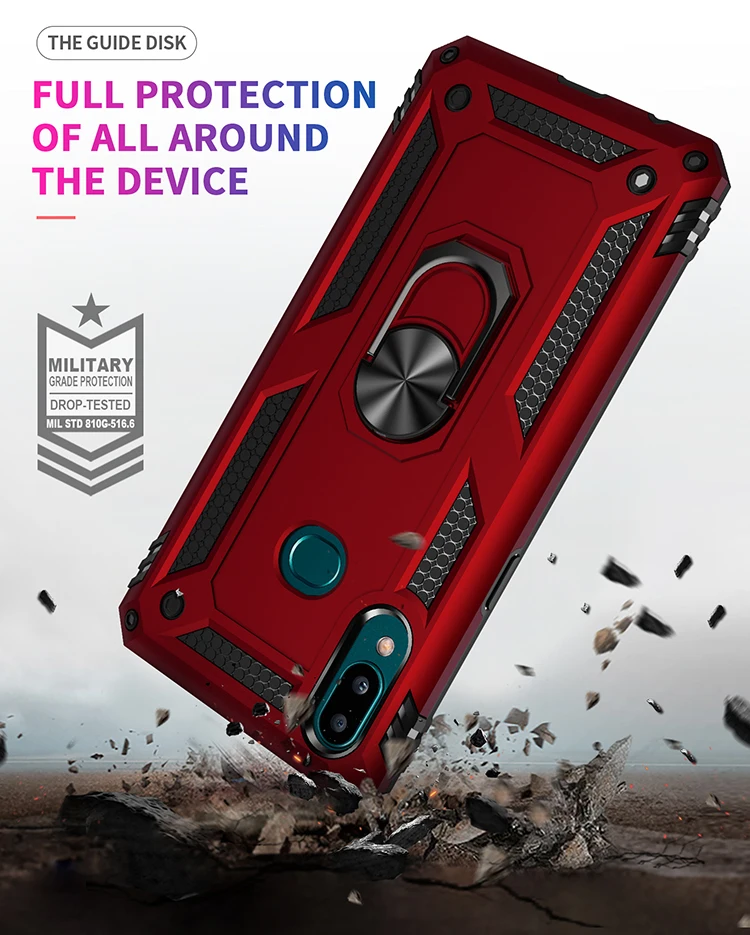 Чехол для samsung Galaxy A50S A30S, роскошный жесткий чехол из ТПУ с металлическим кольцом на палец для Galaxy A20S A40S A10S m30s Coques Fundas