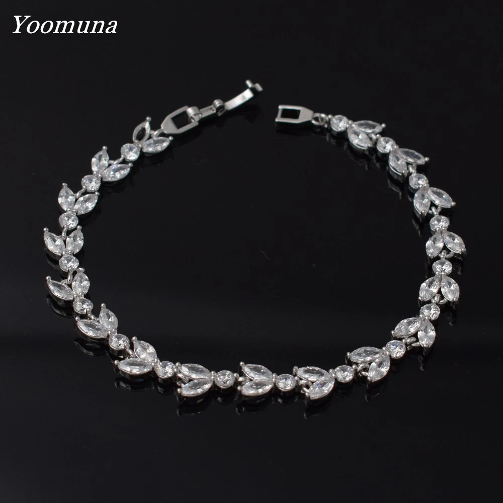 2019 новый корейский браслет Роскошные браслеты для женщин Кристалл Серебряный