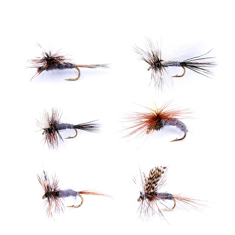 Kenya tired system Fly Hook SUPERBAIT Adams Hook Set Fly-Fishing Lure Fly Hook
