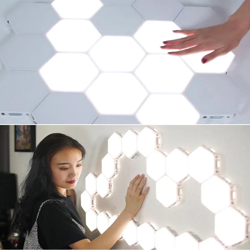 10pcs Quantum lamp led modular touch sensor sensitive lighting lamp magnetic creative decoration wa - 4000110250205