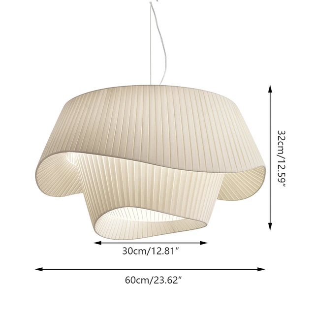 Modern and simple lily style cloth chandelier 6