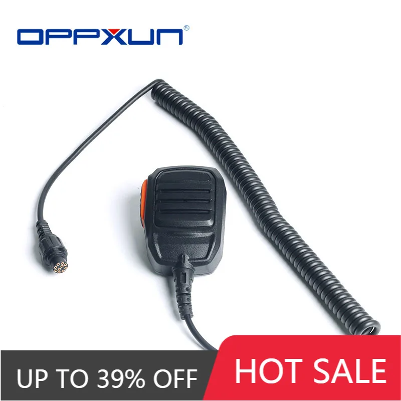 10-контактный динамик OPPXUN микрофон PTT для рации Hytera HYT MD780 RD980 MT680 | Мобильные