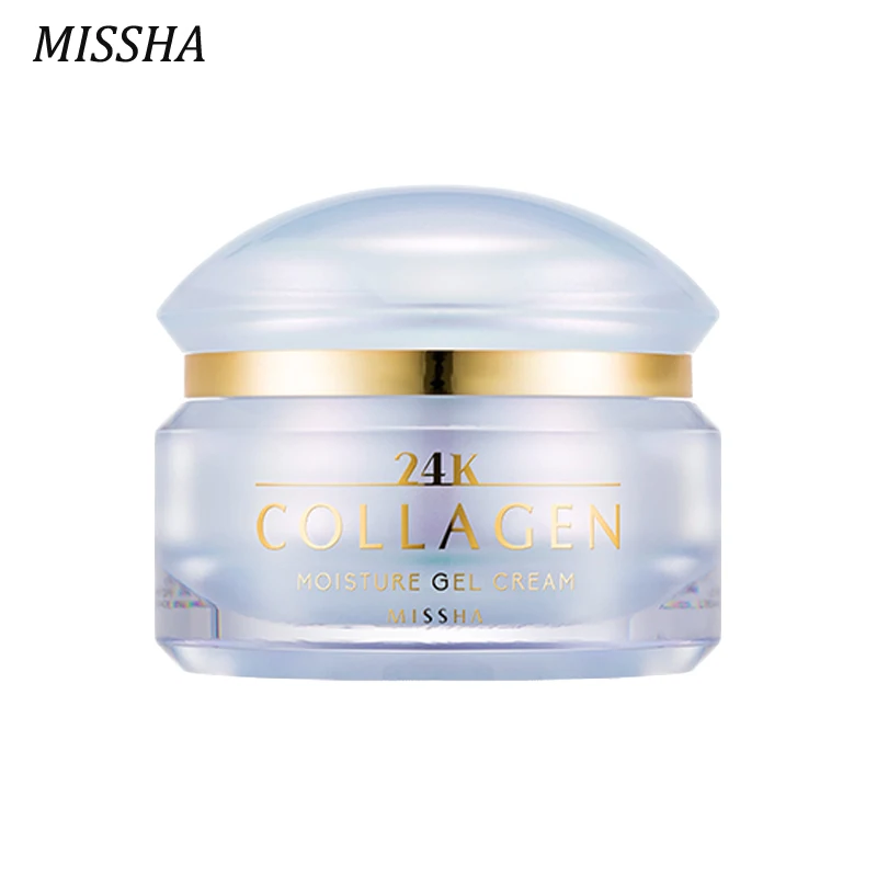 MISSHA 24K Collagen Moisture Gel Cream 50ml Anti Aging Facial Firming Remove Wrinkles Skin Care Whitening Mois Korea Cosmetics