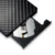 Внешний DVD - привод USB 3.0, Портативный CD DVD /-RW Оптический Привод Burner Writer для Windows 10/8 / 7 Ноутбук Настольный(Черный)