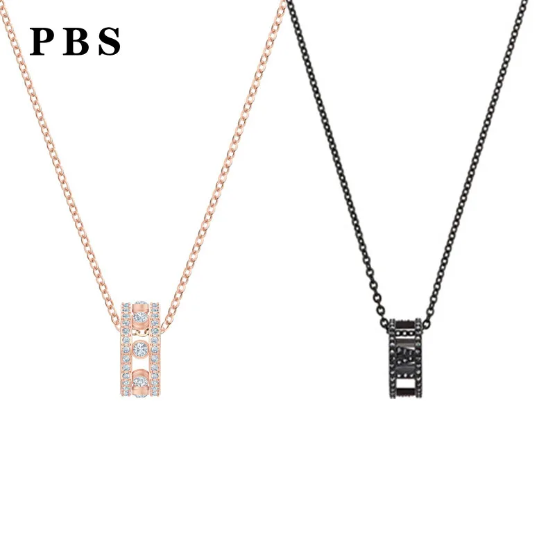 

PBS 2019 New High Quality 1:1 Exquisite Generous Swa Jewelry Lovers Necklace Logo Free Package Manufacturers Wholesale