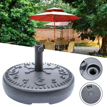 

2020 Portable Durable Outdoor Sun Umbrella Base Stand Round Water Filled Umbrella Holder for 3.2-3.8cm Umbrella Sun Shelter Pole