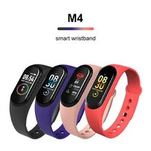 

KARUNO M4 Smart Watch Men and Women Fitness Bracelet Full Touch Screen Sedentary Reminder Bluetooth-compatible Smartwatches+Box