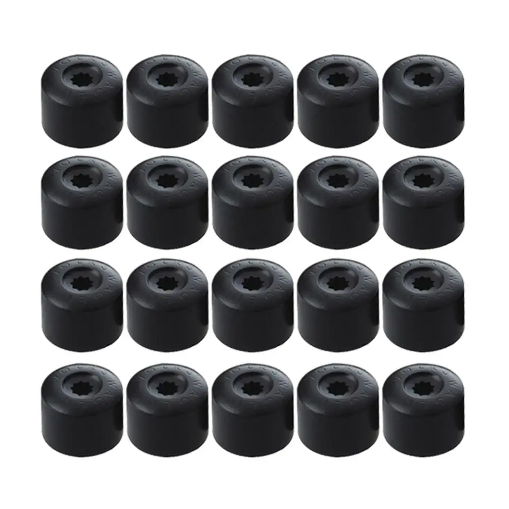 20 Capuchons D'écrou De Roue Pour Ford Kuga 2008-2012 - Cache-boulons Hexagonaux Bleus 19mm Avec Outil De Retrait
