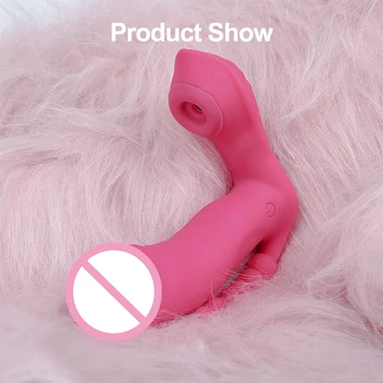 Wearable Sucking Dildos Vibrator G-Spot Clitoris Stimulator Oral Suction Anal Vagina Massager Machine Adult Sex Toys for Women 6