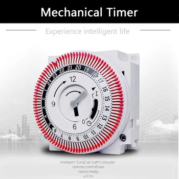 

Mechanical Timer 250V Time Counter Reminder 15min 24h Kitchen Countdown Energy Saving Controller Industrial Timing Switch